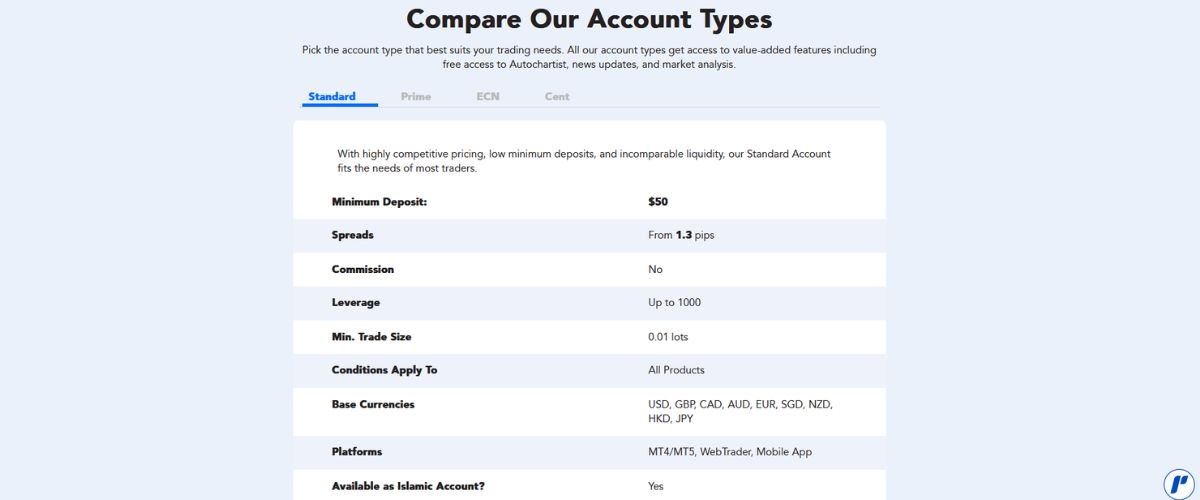 PU Prime Accounts